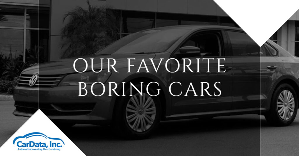 Our Favorite Boring Cars CarData Banner